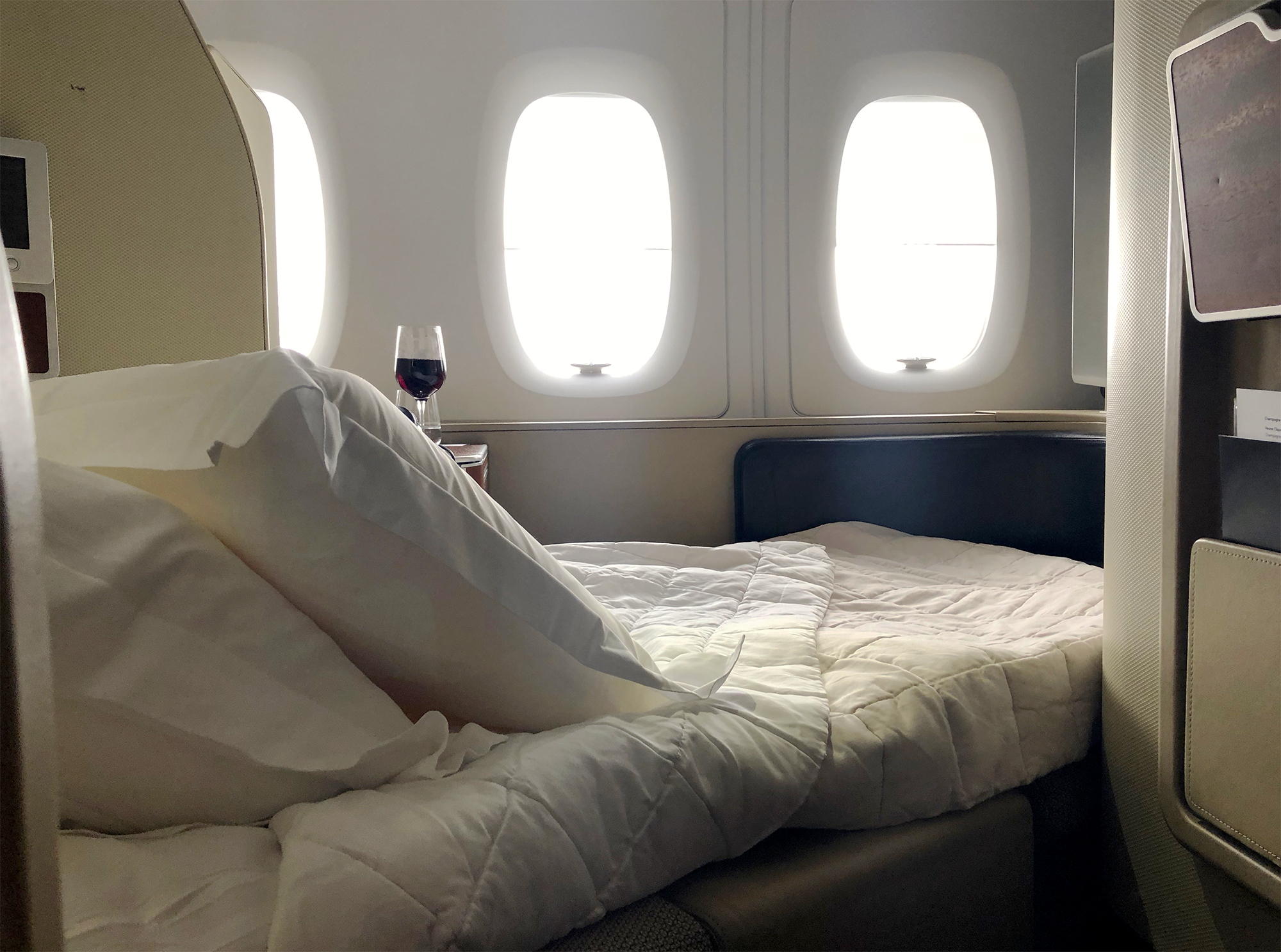 Qantas A380 First Class Bed