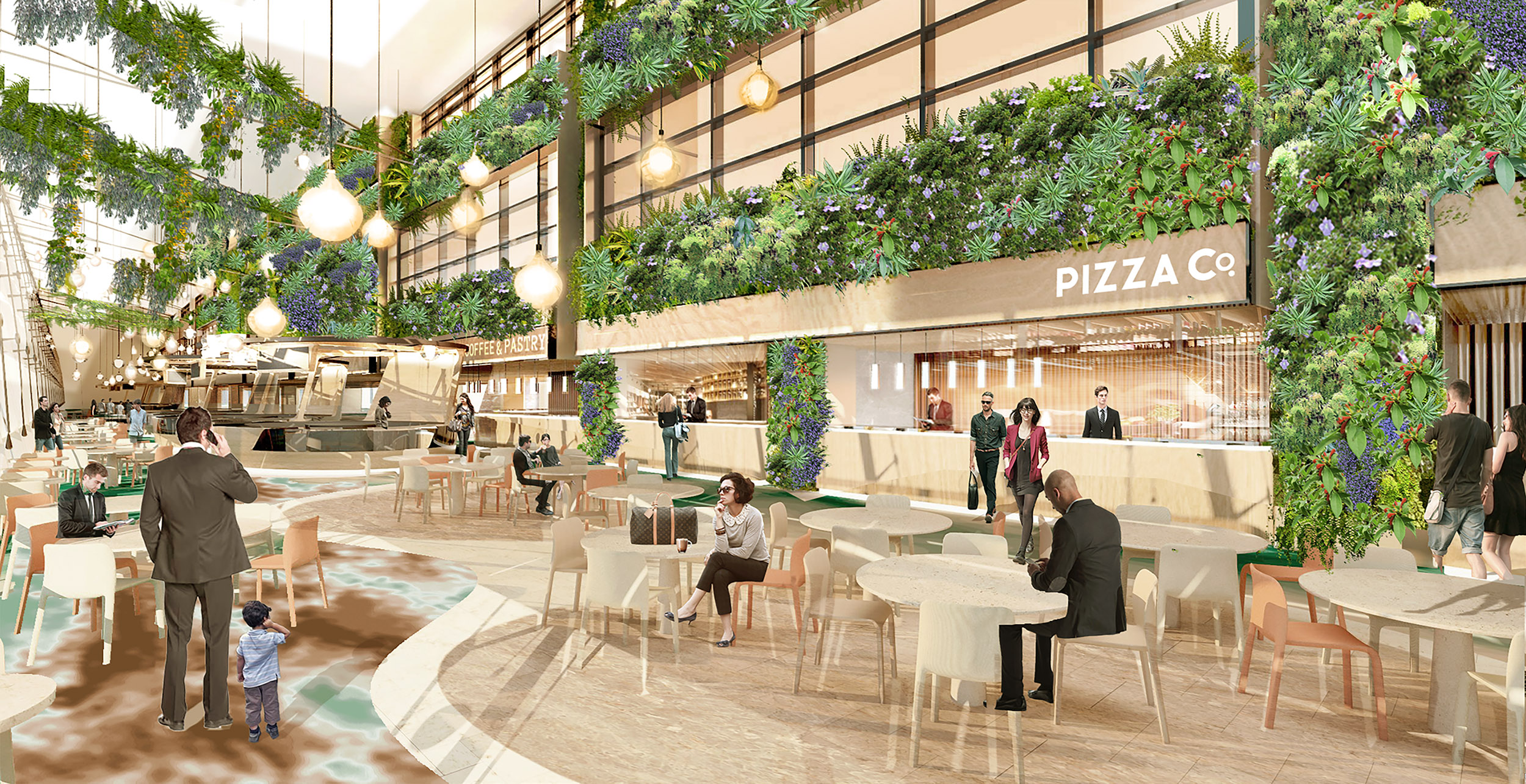 3A Departure Transit Hall - Dining in a Garden (CAG)