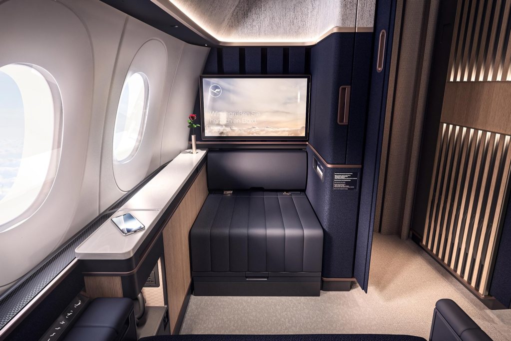 Lufthansa unveils new longhaul First and Business Class seats Mainly