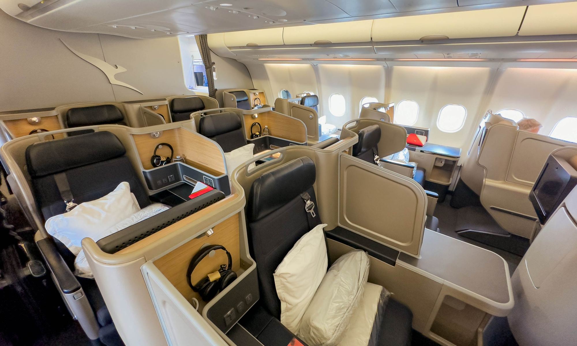 Review Qantas A330 Business Class